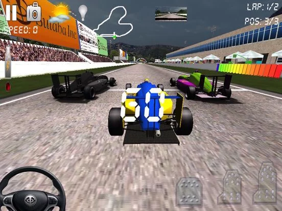 Изображение игры: Race Rally 3D Chasing Fast AI Car's Racer Game