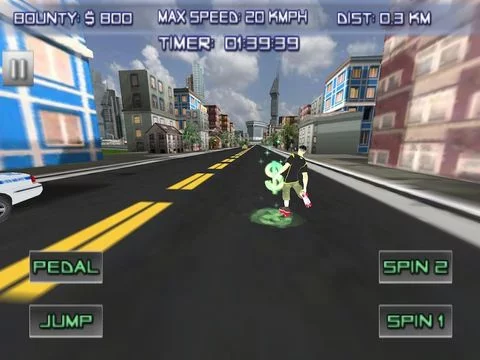 Изображение игры: Extreme Roller Skater 3D Free Street Racing Skating Game