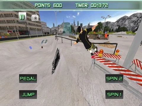 Изображение игры: Roller Skating 3D Free Skate Action Board Game