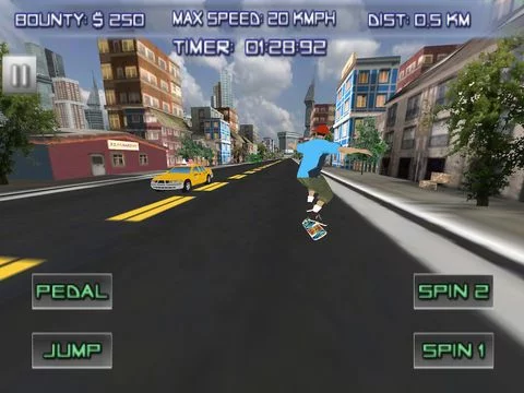 Изображение игры: Extreme Skate Boarder 3D Free Street Speed Skating Racing Game