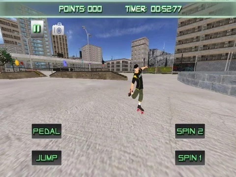 Изображение игры: Roller Skating 3D Free Skate Action Board Game