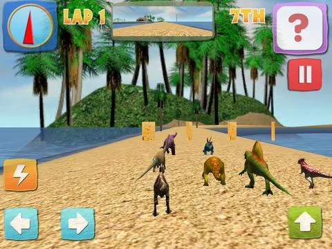 Изображение игры: Dino Dan: Dino Racer