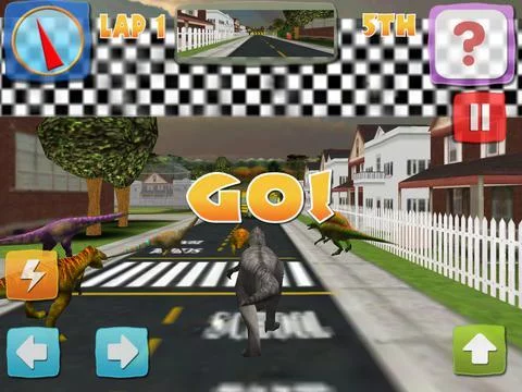 Изображение игры: Dino Dan: Dino Racer