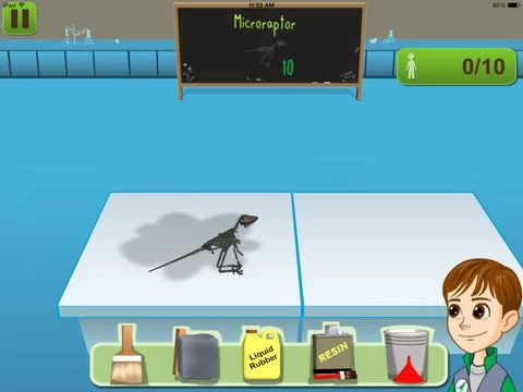 Изображение игры: Dino Dan: Bone Caster