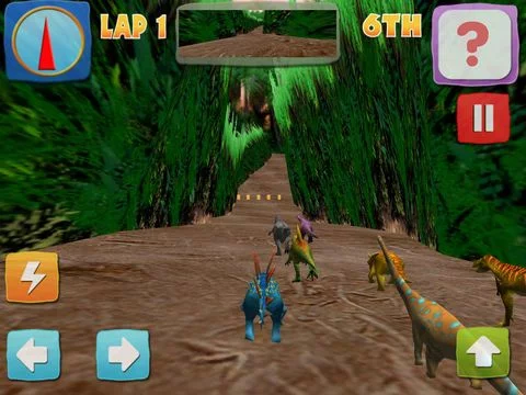 Изображение игры: Dino Dan: Dino Racer