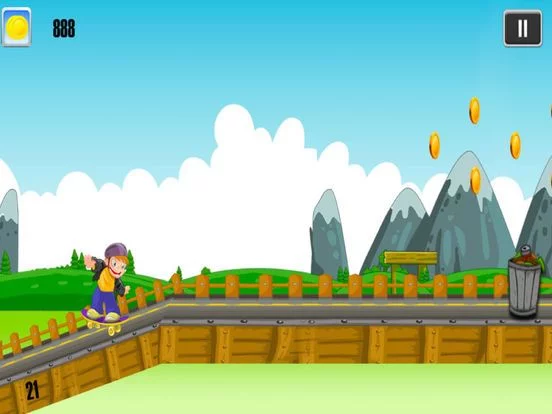 Изображение игры: A Crazy Skater Boy - Adventure In The Big City Skate Park Games