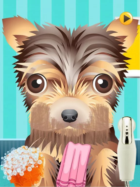 Изображение игры: A Cute Puppy Shave Salon - eXtreme Makeover Spa Games Edition