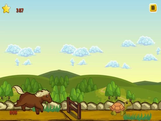Изображение игры: A Baby Horse Run - Jumping Horses Race Games