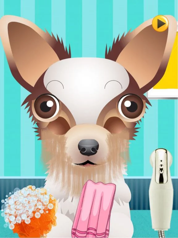 Изображение игры: A Cute Puppy Shave Salon - eXtreme Makeover Spa Games Edition