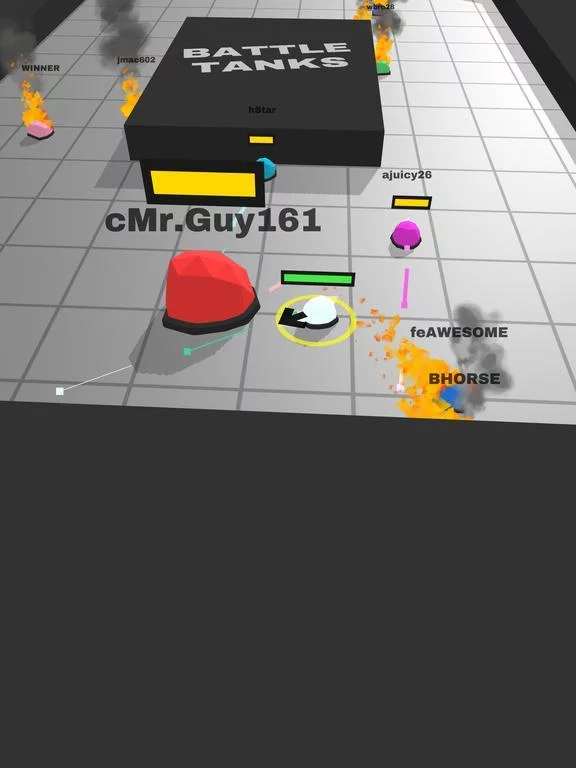 Изображение игры: BattleTanks.io