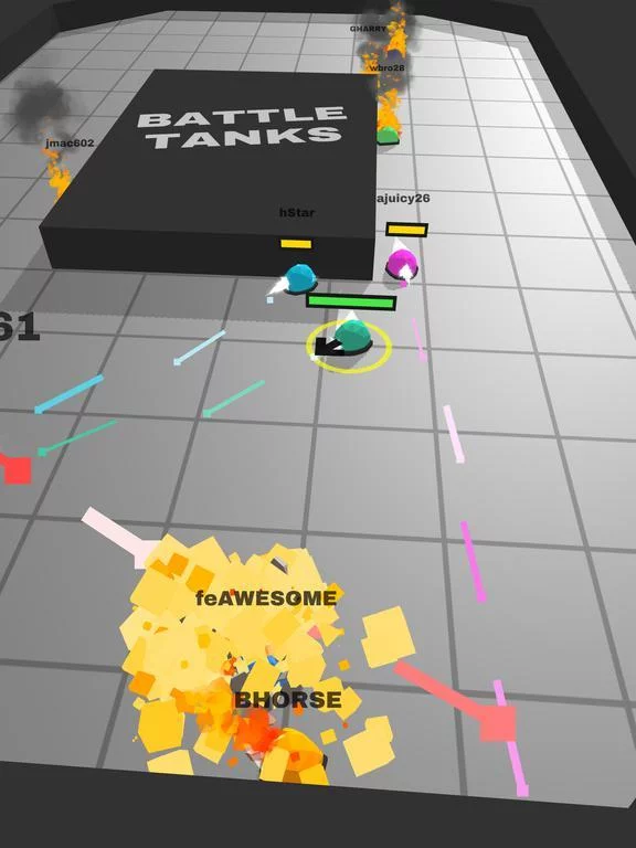 Изображение игры: BattleTanks.io