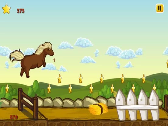 Изображение игры: A Baby Horse Run - Jumping Horses Race Games