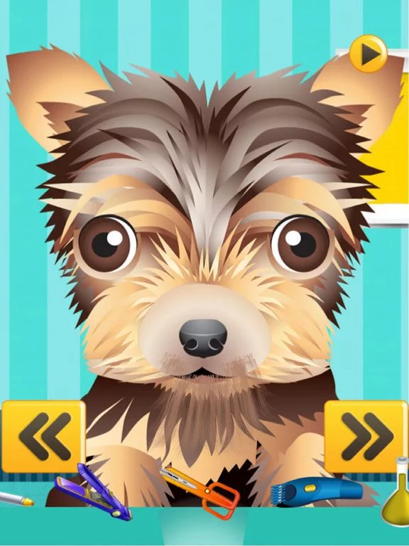 Изображение игры: A Cute Puppy Shave Salon - eXtreme Makeover Spa Games Edition