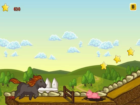 Изображение игры: A Baby Horse Run - Jumping Horses Race Games