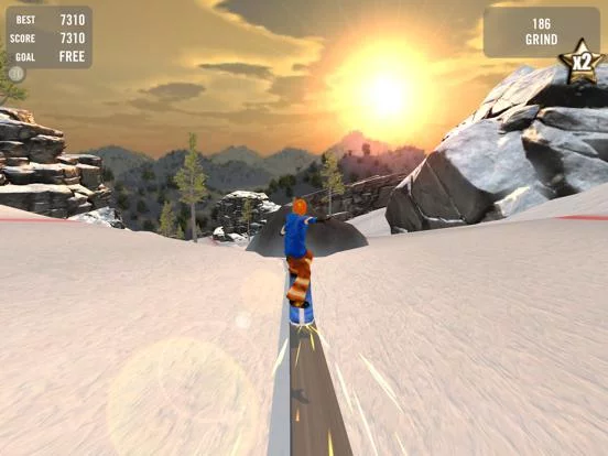 Изображение игры: Crazy Snowboard Free