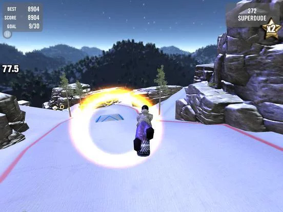 Изображение игры: Crazy Snowboard Free