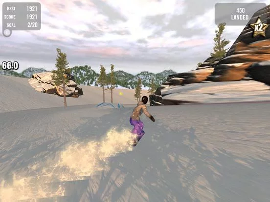 Изображение игры: Crazy Snowboard Free