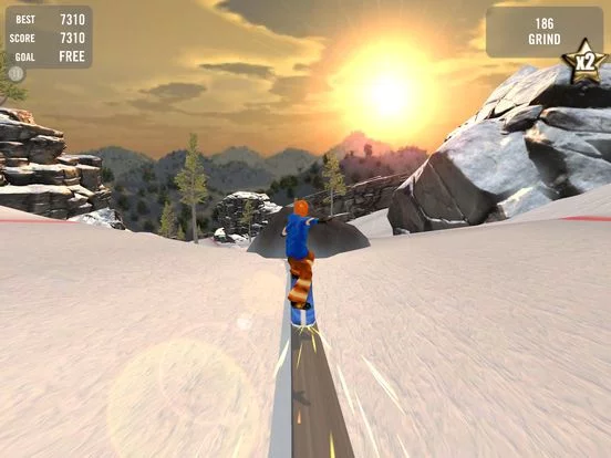 Изображение игры: Crazy Snowboard Free