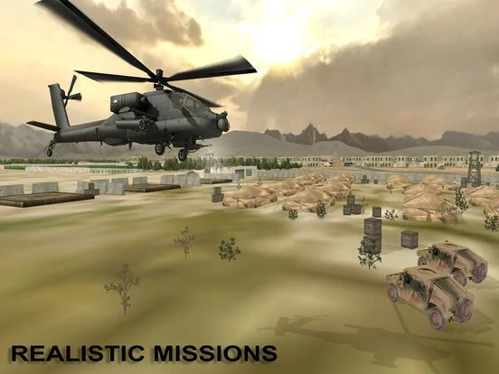Изображение игры: Apache Pilot Flight Simulator