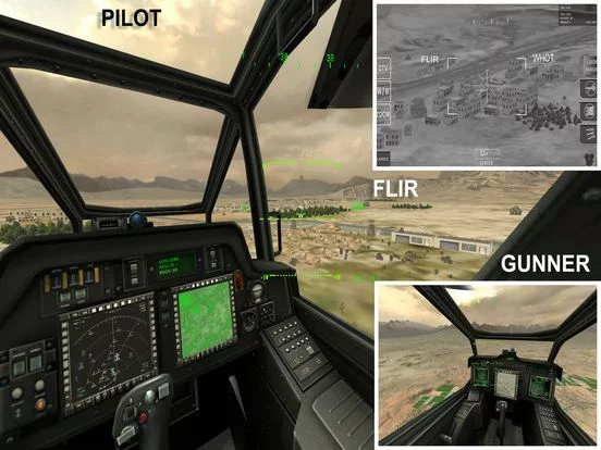 Изображение игры: Apache Pilot Flight Simulator