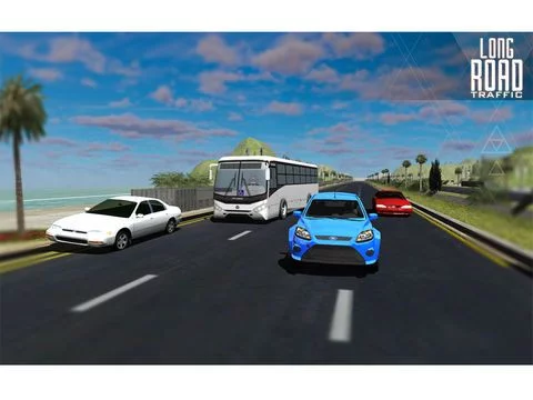 Изображение игры: Long Road Traffic Racing