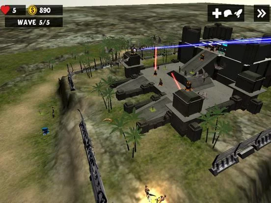 Изображение игры: Jurassic Dino Defense 3D