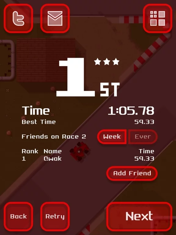 Изображение игры: Retro Racing