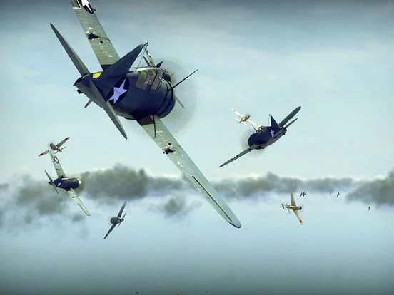 Изображение игры: F2A Buffalo Combat