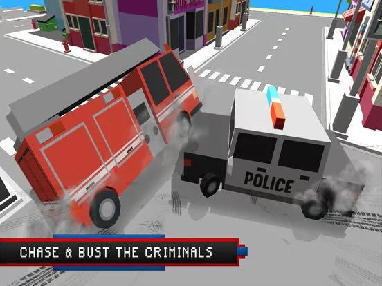Изображение игры: Blocky Police Super Heroes