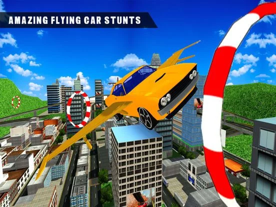 Изображение игры: Flying Car Driving Simulator