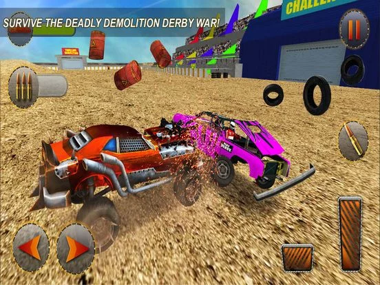 Изображение игры: Demolition Derby Car Driving