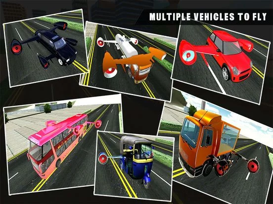Изображение игры: Flying Car Driving Simulator