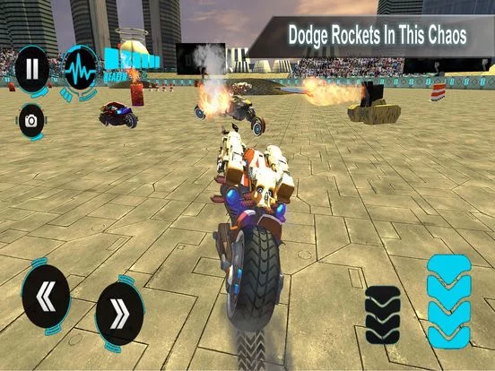 Изображение игры: Bike Racing Demolition Derby