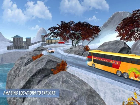 Изображение игры: Tourist Bus Driving Games