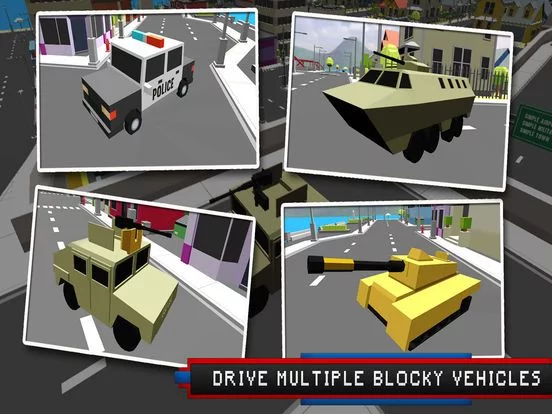 Изображение игры: Blocky Police Super Heroes