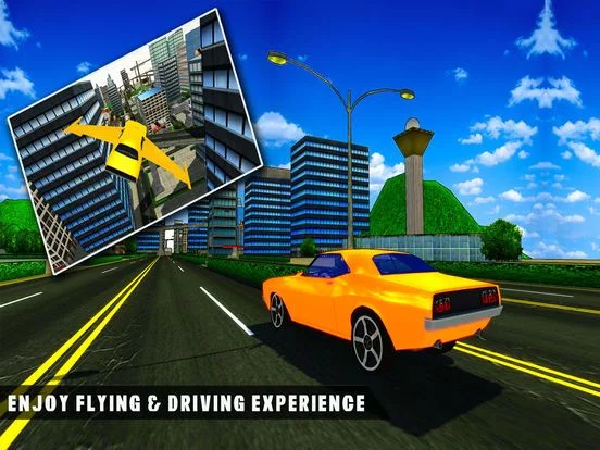 Изображение игры: Flying Car Driving Simulator