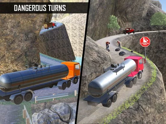 Изображение игры: Oil Tanker Supply Truck - Offroad Fuel Transporter