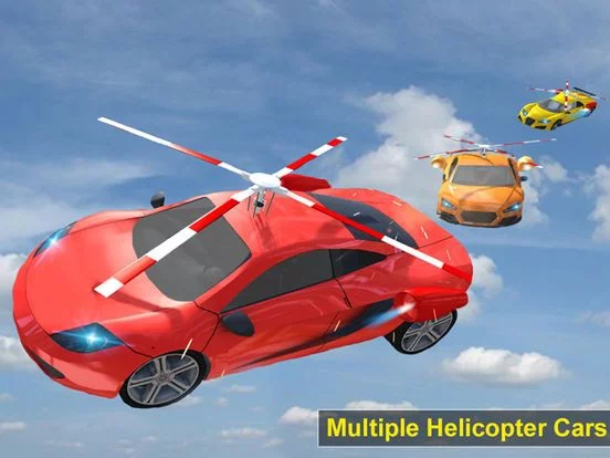 Изображение игры: Flying Helicopter Car: Futuristic Autopilot Flight