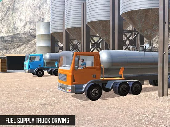 Изображение игры: Oil Tanker Supply Truck - Offroad Fuel Transporter