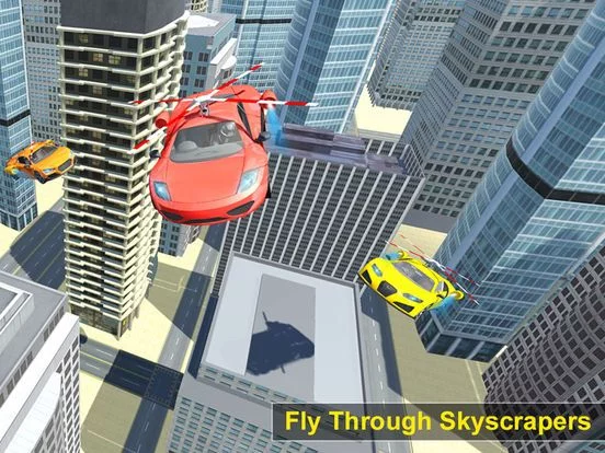 Изображение игры: Flying Helicopter Car: Futuristic Autopilot Flight