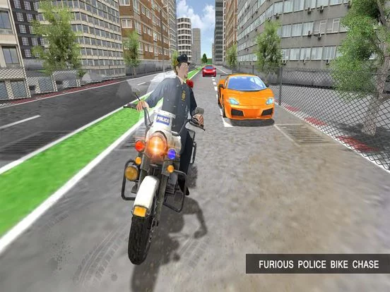 Изображение игры: Police Chase Blast - Bike Rider