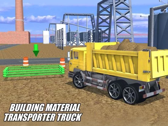 Изображение игры: City Construction Excavator Crane & Truck Driving