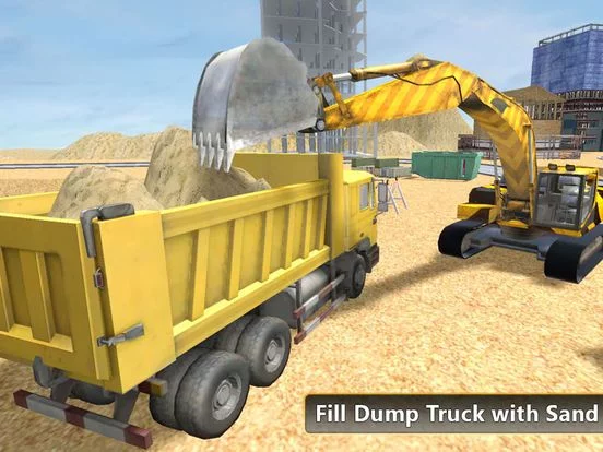 Изображение игры: Heavy Excavator Dump Truck - Construction Machinery Driving Simulator
