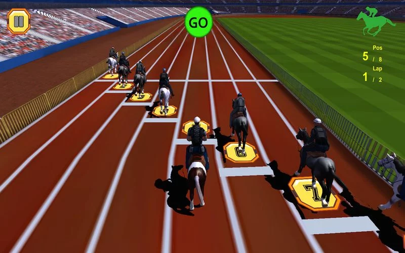 Изображение игры: Horse Racing 3D 2015 Free