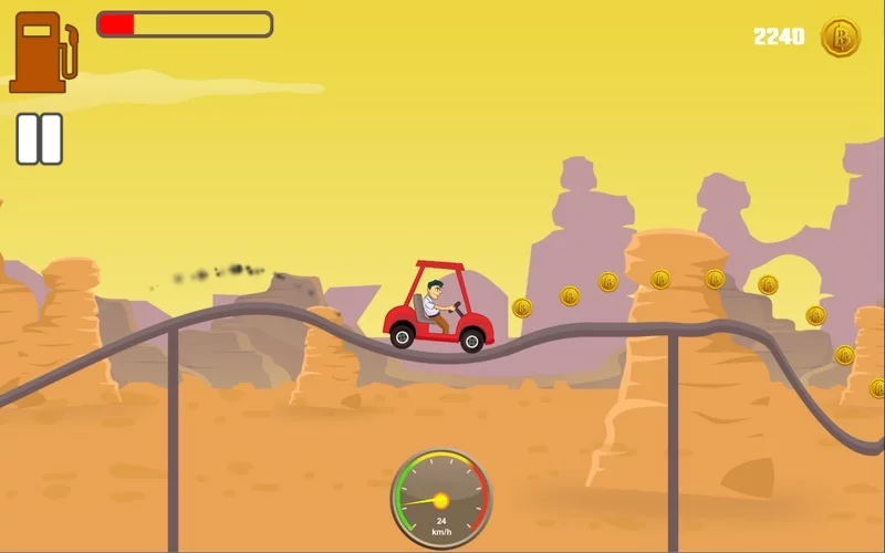 Изображение игры: Mountain Racing HD