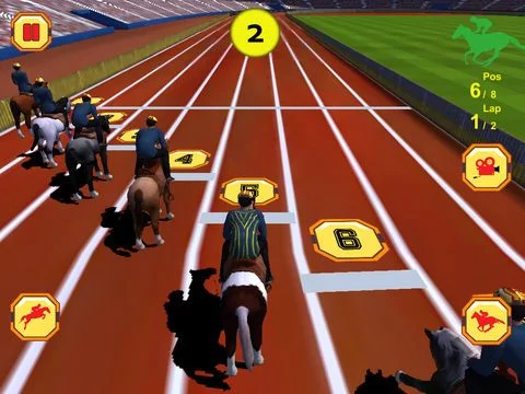 Изображение игры: Horse Racing 3D 2015 Free