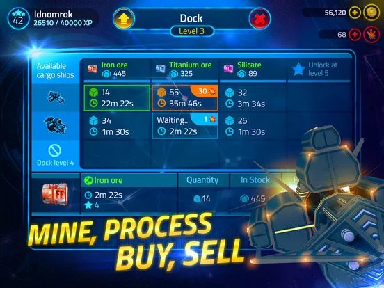 Изображение игры: Merchants of Space: Intergalactic Space Outpost
