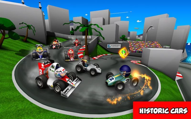 Изображение игры: MiniDrivers: The game of mini racing cars