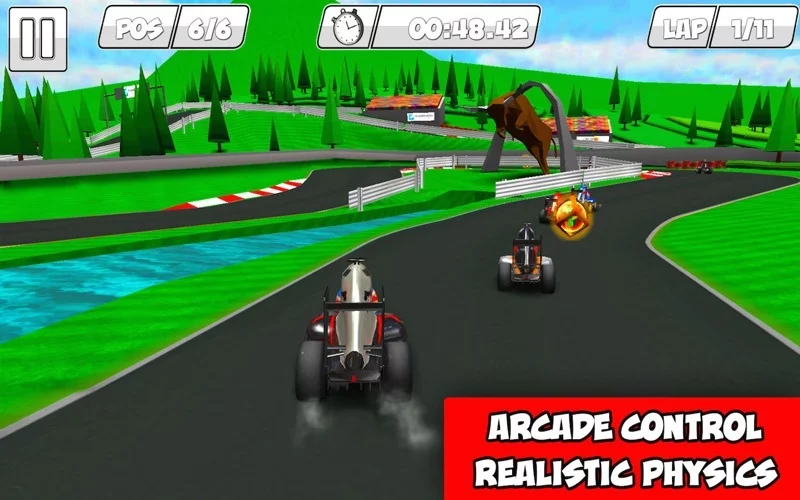 Изображение игры: MiniDrivers: The game of mini racing cars