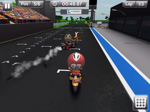 Изображение игры: MiniBikers: The game of mini racing motorbikes